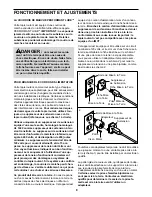 Preview for 8 page of Healthrider 500 Sel Treadmill (French) Manuel De L'Utilisateur