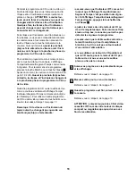 Preview for 18 page of Healthrider 500 Sel Treadmill (French) Manuel De L'Utilisateur