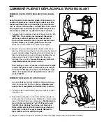 Preview for 21 page of Healthrider 500 Sel Treadmill (French) Manuel De L'Utilisateur