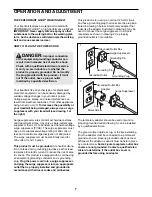 Preview for 7 page of Healthrider 831.297970 User Manual