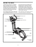 Preview for 4 page of Healthrider 860rfx User Manual