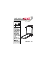 Healthrider A90 HRTL19981 User Manual preview