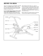 Предварительный просмотр 3 страницы Healthrider AEROBIC RIDER 2 User Manual