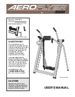 Healthrider AeroFlyer HRAW56070 User Manual preview