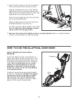 Preview for 9 page of Healthrider C225 E Elliptical User Manual