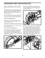 Preview for 14 page of Healthrider C225 E Elliptical User Manual