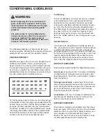 Preview for 15 page of Healthrider C225 E Elliptical User Manual