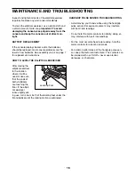 Preview for 16 page of Healthrider C535e Elliptical User Manual