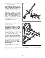 Preview for 10 page of Healthrider C550e Elliptical User Manual