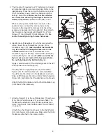 Preview for 7 page of Healthrider C860e Elliptical User Manual