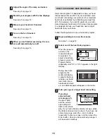 Preview for 15 page of Healthrider C865e Elliptical User Manual