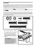 Preview for 7 page of Healthrider Club Series H155t Treadmill Manual