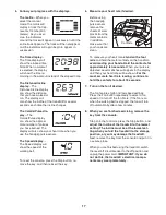 Preview for 17 page of Healthrider Club Series H155t Treadmill Manual