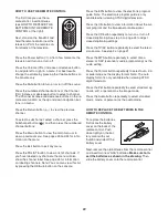 Preview for 22 page of Healthrider Club Series H155t Treadmill Manual