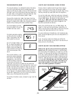 Preview for 25 page of Healthrider Club Series H155t Treadmill Manual