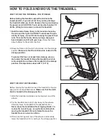 Preview for 26 page of Healthrider Club Series H155t Treadmill Manual