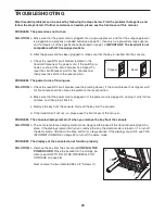 Preview for 28 page of Healthrider Club Series H155t Treadmill Manual