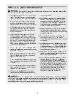 Preview for 3 page of Healthrider Cross Trainer 1050T (Spanish) Manual Del Usuario