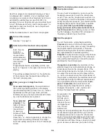 Preview for 15 page of Healthrider Cross Trainer 900S Manual