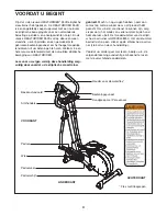 Предварительный просмотр 4 страницы Healthrider Cross Trainer 950S (Dutch) Gebruiksaanwijzing