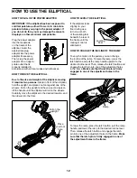 Preview for 12 page of Healthrider CrossTrainer 1250T User Manual