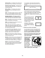 Preview for 16 page of Healthrider CrossTrainer 1250T User Manual