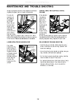 Предварительный просмотр 14 страницы Healthrider E330 Elliptical User Manual