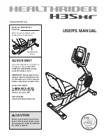 Preview for 1 page of Healthrider Gx4.0 Bike Manual