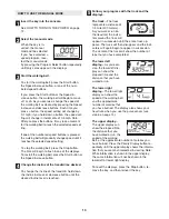 Preview for 13 page of Healthrider H 110i Treadmill User Manual