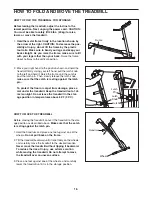 Preview for 16 page of Healthrider H 110i Treadmill User Manual