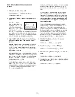 Preview for 15 page of Healthrider H 110i (French) Manuel De L'Utilisateur