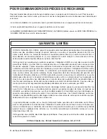 Preview for 28 page of Healthrider H 110i (French) Manuel De L'Utilisateur