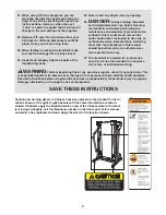 Предварительный просмотр 4 страницы Healthrider H 300 User Manual