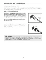 Предварительный просмотр 10 страницы Healthrider H 300 User Manual