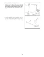 Preview for 21 page of Healthrider H 550i User Manual