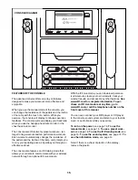 Предварительный просмотр 15 страницы Healthrider H 92E User Manual