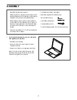 Preview for 7 page of Healthrider H100T HETL79615.0 User Manual