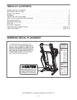 Preview for 2 page of Healthrider H105t Treadmill User Manual