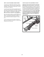 Preview for 24 page of Healthrider H105t Treadmill User Manual