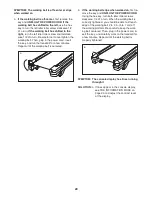 Preview for 28 page of Healthrider H105t Treadmill User Manual