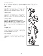 Preview for 27 page of Healthrider H125t Treadmill User Manual