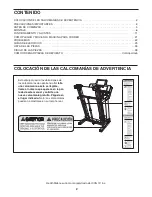 Preview for 2 page of Healthrider H130t Treadmill (Spanish) Manual Del Usuario