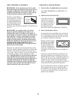 Preview for 13 page of Healthrider H130t Treadmill (Spanish) Manual Del Usuario