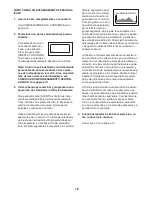 Preview for 18 page of Healthrider H130t Treadmill (Spanish) Manual Del Usuario