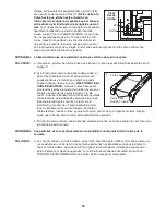 Preview for 23 page of Healthrider H130t Treadmill (Spanish) Manual Del Usuario