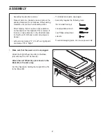 Предварительный просмотр 7 страницы Healthrider H145t Treadmill Manual