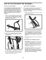 Предварительный просмотр 23 страницы Healthrider H145t Treadmill Manual