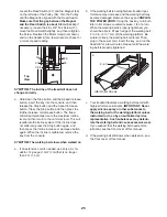 Предварительный просмотр 25 страницы Healthrider H145t Treadmill Manual