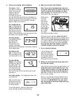 Preview for 20 page of Healthrider H150t Treadmill User Manual