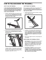 Preview for 25 page of Healthrider H150t Treadmill User Manual